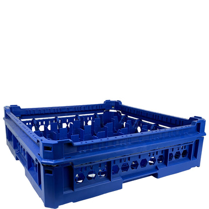 Cesta per Lavaggio 25 Bicchieri KIT 2 5x5 TOP Blu, 50x50 cm, Made in Italy Genus Dei