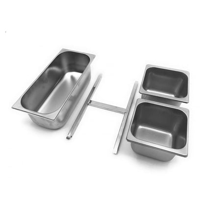 Gastronorm GN 1/3 Vaschette Acciaio Inox Bacinelle Contenitori Vassoio 325x176mm