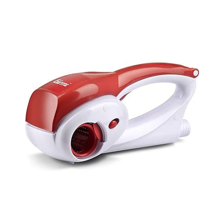 Girmi GT02 Grattugia Ricaricabile, 12W, 2 Rulli INOX, Bianco/Rosso Girmi