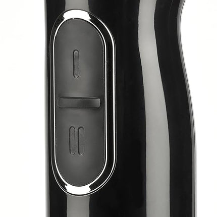 Girmi MX03 Mixer a Immersione, 400 W, Motore DC, Fusto lungo 19 cm e lame INOX, 2 Velocità, Impugnatura ergonomica, Nero/Acciaio Girmi