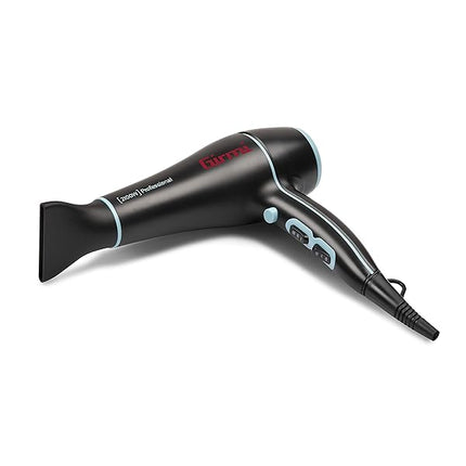 Girmi PH46 Asciugacapelli Professionale, 2100 W, Nero/Azzurro - 680 g Girmi