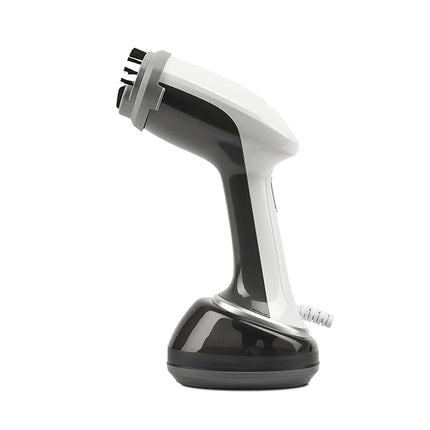 Girmi ST92 Ferro da Stiro Verticale a Vapore da viaggio, Stiratrice,1700 W, Piastra INOX, Capacità 360cc, Funzione Auto-spegnimento, Pronto in 40 sec, Accessori inclusi, Bianco/Grigio Girmi