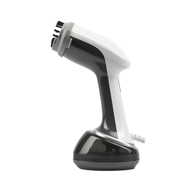 Girmi ST92 Ferro da Stiro Verticale a Vapore da viaggio, Stiratrice,1700 W, Piastra INOX, Capacità 360cc, Funzione Auto-spegnimento, Pronto in 40 sec, Accessori inclusi, Bianco/Grigio Girmi