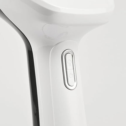 Girmi ST92 Ferro da Stiro Verticale a Vapore da viaggio, Stiratrice,1700 W, Piastra INOX, Capacità 360cc, Funzione Auto-spegnimento, Pronto in 40 sec, Accessori inclusi, Bianco/Grigio Girmi