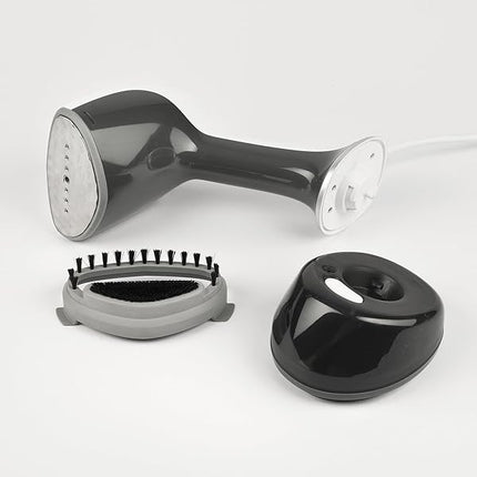Girmi ST92 Ferro da Stiro Verticale a Vapore da viaggio, Stiratrice,1700 W, Piastra INOX, Capacità 360cc, Funzione Auto-spegnimento, Pronto in 40 sec, Accessori inclusi, Bianco/Grigio Girmi