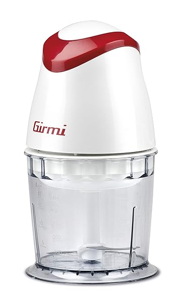 Girmi TR01 Tritatutto, 350 W, Lame Inox, Funzionamento PULSE, 500 ml, Bianco Girmi