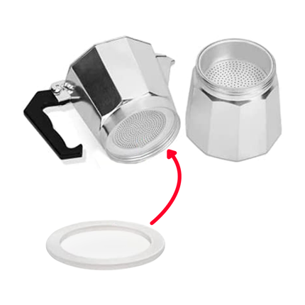 Sicignano Guarnizione 3 Ricambi Filtro Caffettiera Moka Macchinetta Caffè Bialetti Pedrini