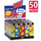 Box 50 Accendini Elettrici Ricaricabili 1 Volta - Collezione Lemons - Assortiti Polyflame