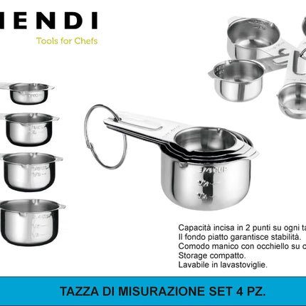 Tazza Di Misurazione Set 4 Pz. Hendi