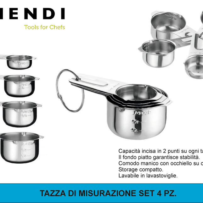 Tazza Di Misurazione Set 4 Pz. Hendi
