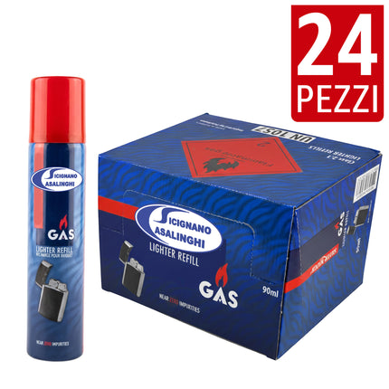 Silver Match Ricarica Gas Universale 90ml – Formula Near Zero Impurities 24 (BOX) Polyflame
