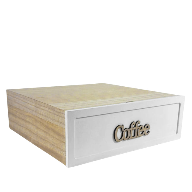Organizzatore Portacialde Mauro in Legno - 30x30x10h cm - Colorazioni Assortite Cosentino