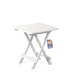 Progarden Tavolo Adige Pieghevole Bianco 44X44X50 Cm In Polipropilene – Leggero E Compatto, Portata 12 Kg Progarden