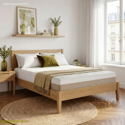 Materasso NATURA 800 Airspring 800 Molle Memory Gel Massage Sfoderabile Bamboo Anallergico Dispositivo Medico Casalinghi Sicignano