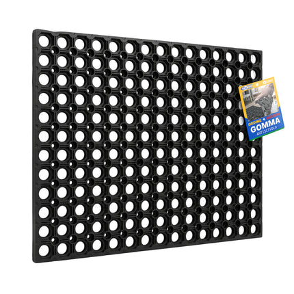 Zerbino Compos Esterno Gomma Drenante 40x60 Antiscivolo Resistente Intemperie Sicignano Casalinghi Sicignano