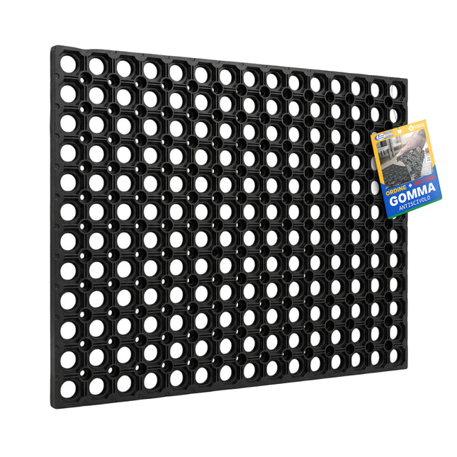 Zerbino Compos Esterno Gomma Drenante 40x60 Antiscivolo Resistente Intemperie Sicignano Casalinghi Sicignano