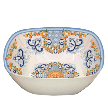 INSALATIERA MELAMINA QUADRA DEC.TAORMINA | Ø 16-20 cm IBCT