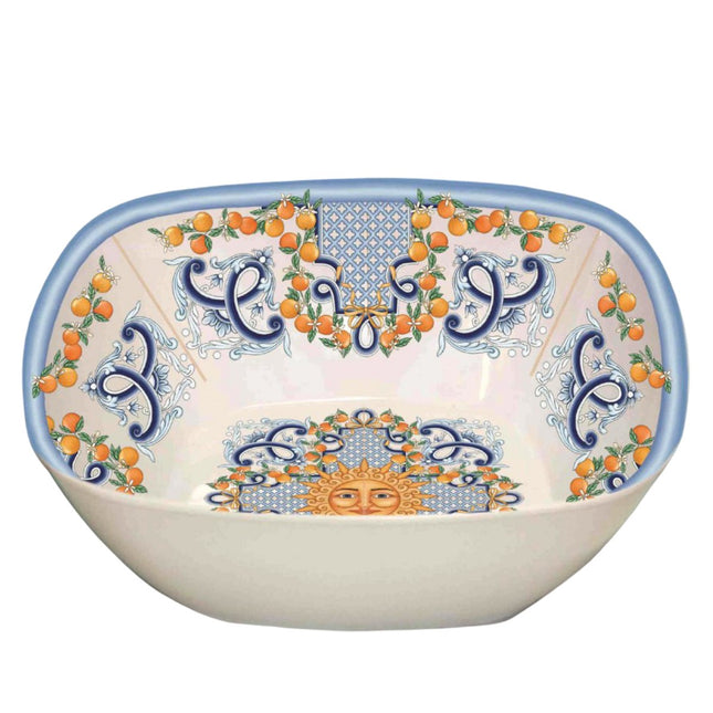 INSALATIERA MELAMINA QUADRA DEC.TAORMINA | Ø 16-20 cm IBCT