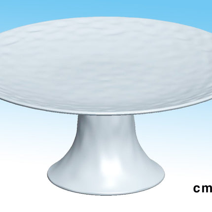 Alzata per Torte in Melamina Bianca Ø 30 cm – Espositore per Dolci e Buffet