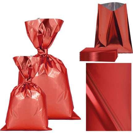 Buste Metallizzate Conf. 50 Pz. Cm.10X15 Lucide T.U. Rosso