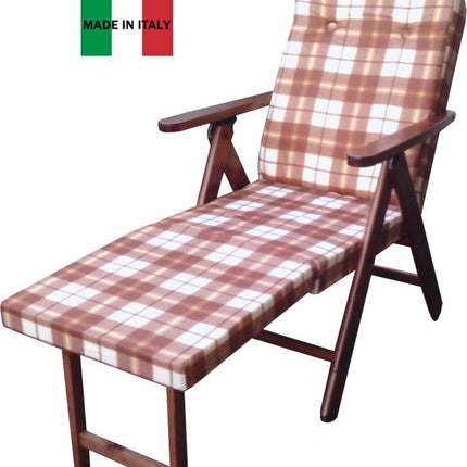 Poltrona Amalfi C/Prolunga Marrone *-3222200002937