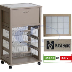 Carrello Vesuvio C/Portapane Tortora-8033433381769