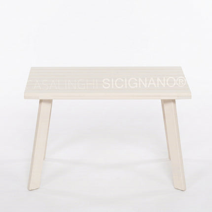 Set Ortigia Poltrone con Divano e Tavolino, 4 Posti, per Interni | 2 Colori Bianco Tavolino Maslegno