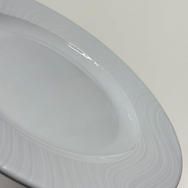 Table Top Set Piatti Waves in Porcellana Professionale Lavabili in Lavastoviglie Table Top