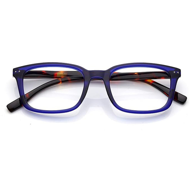 GianMarcoVenturi Savona Occhiali da Lettura, Standard Unisex-Adulto Blu-Tartaruga Industrie Ottiche Italiane