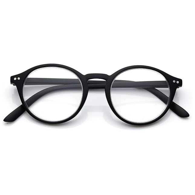 GianMarcoVenturi Palermo Occhiali da Lettura, Standard Unisex-Adulto Nero Industrie Ottiche Italiane