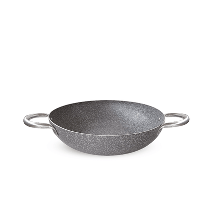Pentalux Tegame Alto Antiaderente Stone Line – Alluminio 99.9% – Effetto Pietra – 28/32/36/40 Cm – Pfoa Free Pentalux
