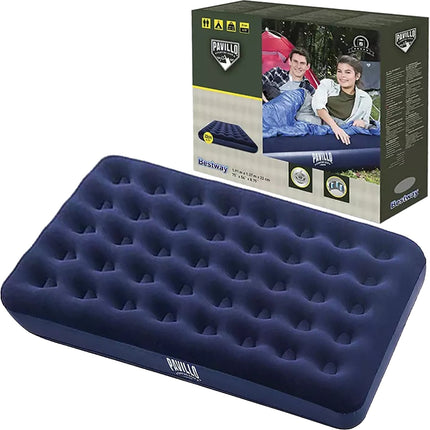 Materassino Floccato Gonfiabile – Morbidezza e Comfort per Mare, Piscina e Campeggio! BTX