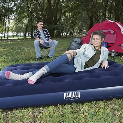 Materassino Floccato Gonfiabile – Morbidezza e Comfort per Mare, Piscina e Campeggio! BTX