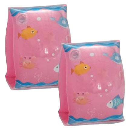 Braccioli Salvagente Ragazzi Bambini Fantasia Mare Gonfiabili per Nuoto Mare Piscina 25x15cm Colori Assortiti
