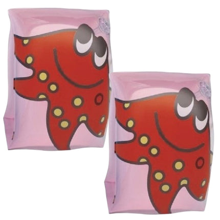 Braccioli Salvagente Ragazzi Bambini Fantasia Balena/Stella Gonfiabili per Nuoto Mare Piscina 25x15cm Colori Assortiti