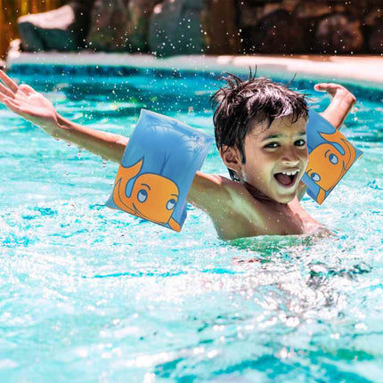 Braccioli Salvagente Ragazzi Bambini Fantasia Balena/Stella Gonfiabili per Nuoto Mare Piscina 25x15cm Colori Assortiti