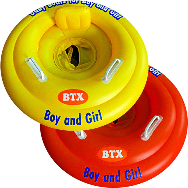 Ciambella Baby Float Circolare con Mutandina e Maniglie Ø70cm – Sicurezza e Comfort per Neonati, Ideale per Mare e Piscina, Adatta ai Bambini fino a 3+ anni Con Maniglie BTX