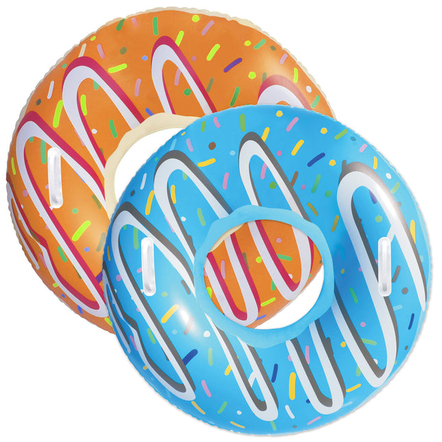 Ciambella Gonfiabile Ø76cm Fantasia Donut – Colorata e Divertente, Ideale per Mare, Piscina e Party Estivi, Adatta ai Bambini dai 3+ anni