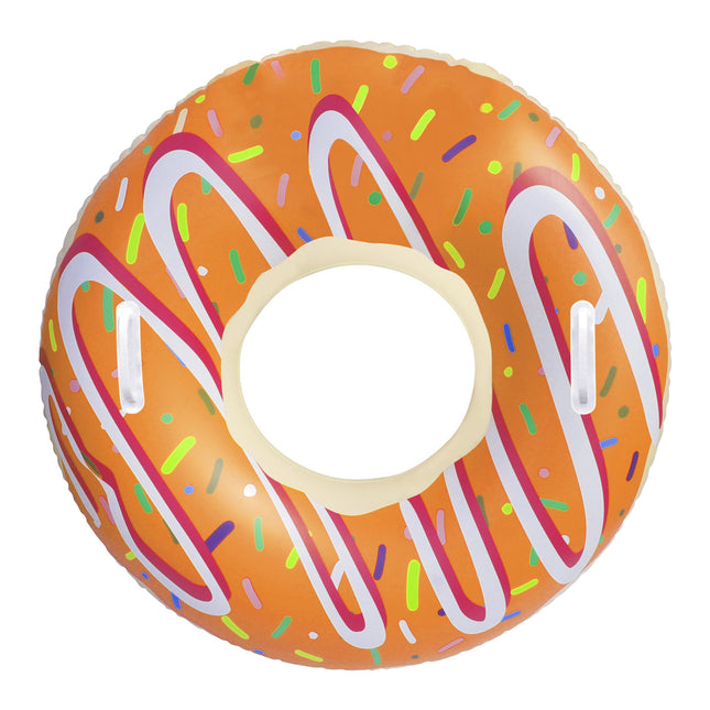 Ciambella Gonfiabile Ø76cm Fantasia Donut – Colorata e Divertente, Ideale per Mare, Piscina e Party Estivi, Adatta ai Bambini dai 3+ anni