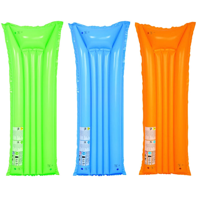 Materassino Lettino Gonfiabile Colorato 183x76cm, 5 Tubi Resistenti