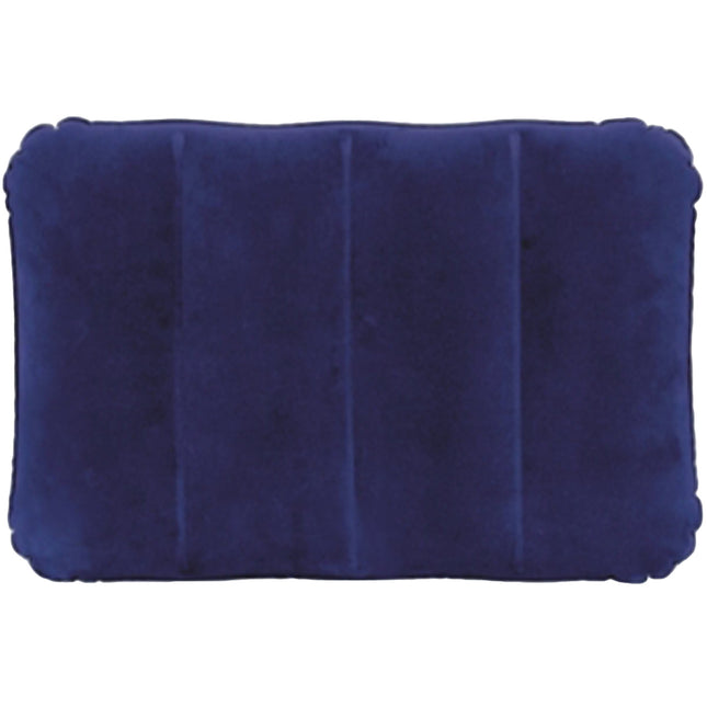 Cuscino Gonfiabile Floccato 53x37cm, Morbido e Compatto da Viaggio