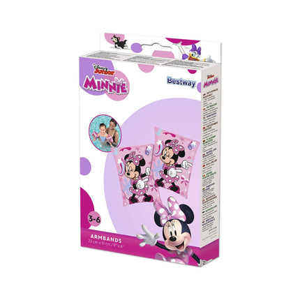 Braccioli Salvagente Ragazzi Bambini Fantasia Minni Mouse per Nuoto Mare Piscina 23x15cm