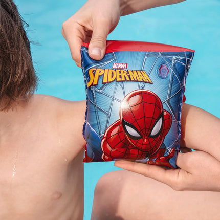 Braccioli Salvagente Ragazzi Bambini Fantasia Spiderman per Nuoto Mare Piscina 23x15cm
