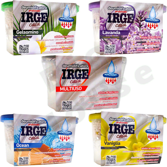 Irge Deumidificatore Palline 400 Ml Profuma Ambienti Ed Elimina I Cattivi Odori Irge