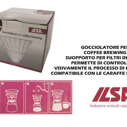 Ilsa Gocciolatore X Coffee Brewing Diam. Cm.12 Vetro Boros. Ilsa