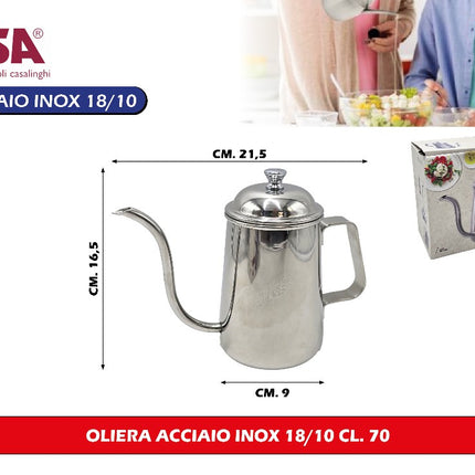 Ilsa Oliera Acciaio Inox 18/10 Cl.70 Ilsa