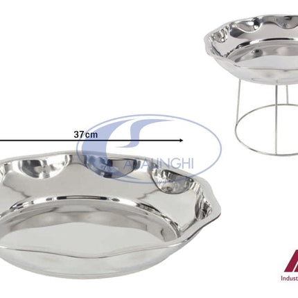Ilsa Vassoio Frutti di Mare Cm.37 Acciaio Inox Ilsa