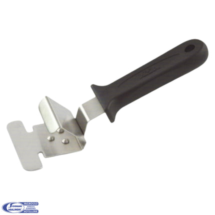 Ilsa Pinza per Teglie in Acciaio Inox con Manico Nero 9x7 cm Ilsa