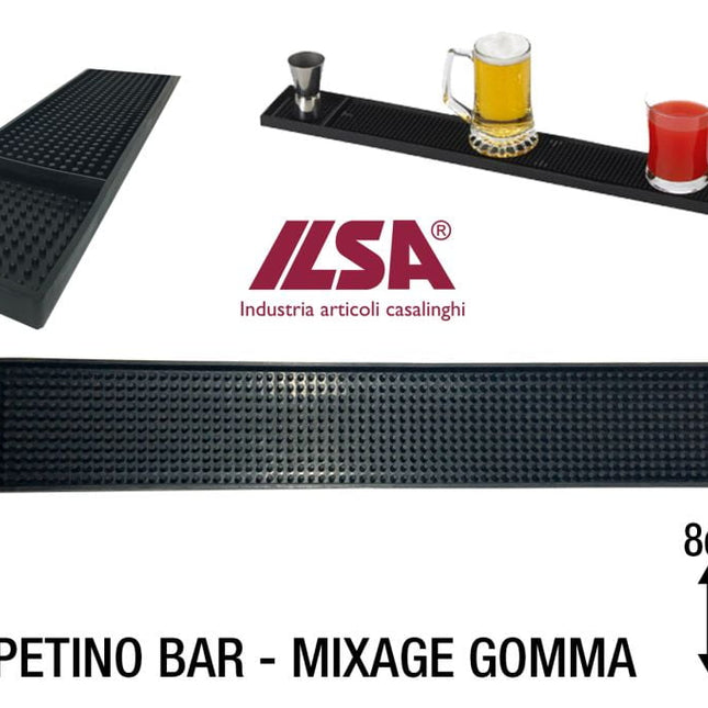 Ilsa Tappetino da Servizio Cm.45x30x1h L. Mixage Gomma Ilsa