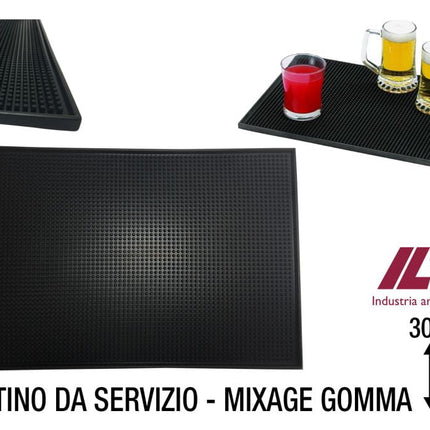 Ilsa Tappetino da Servizio Cm.45x30x1h L. Mixage Gomma Ilsa